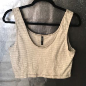 Kill City striped crop top